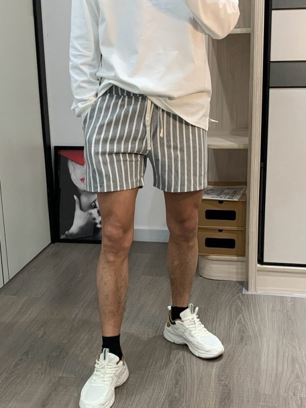 Men's Sports Casual Shorts Loose Stripes