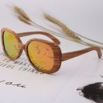 Men's And Women's Outdoor Cycling Fashion Bamboo Wood Glasses