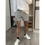 Men's Sports Casual Shorts Loose Stripes